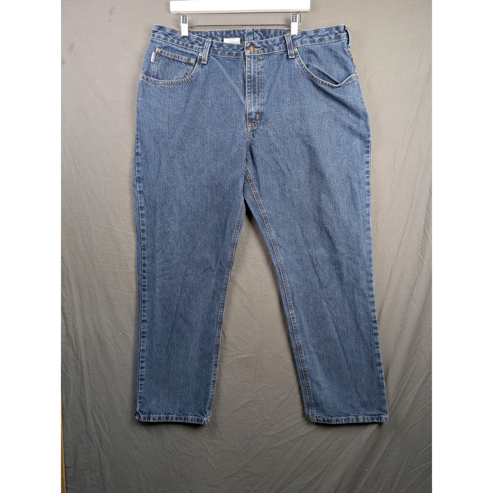 Carhartt Womens‎ Blue Denim Relaxed Fit Straight Leg Jeans Size 20x32